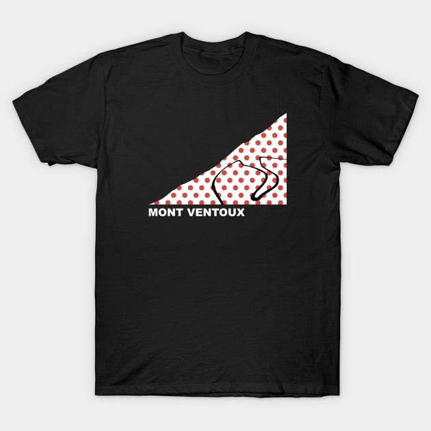 Mont Ventoux - KOM T-Shirt by NeddyBetty